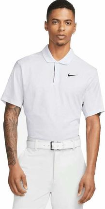 Nike Dri-Fit ADV Tiger Woods Mens Golf Polo Purple/Football Grey/Black 2XL