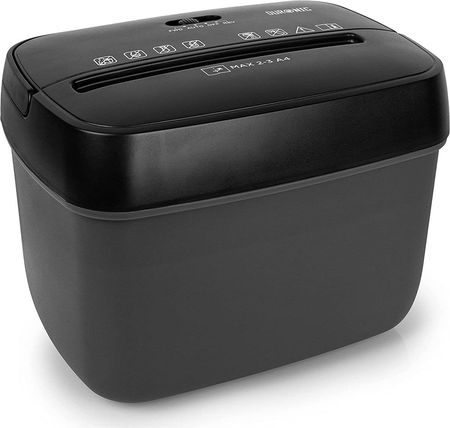 Duronic Ps285 Mini Niszczarka Do Papieru Dokumentów Kosz 5L 180W Na Blatowa Lub Pod Biurkowa Mała Niszczarka Automatyczna Do Domu Lub Małego Biura