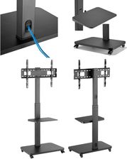 Zdjęcie Mozos Mstv Mobilny Statyw Do Telewizora Z Półką Vesa 600X400 Max - Węgorzyno