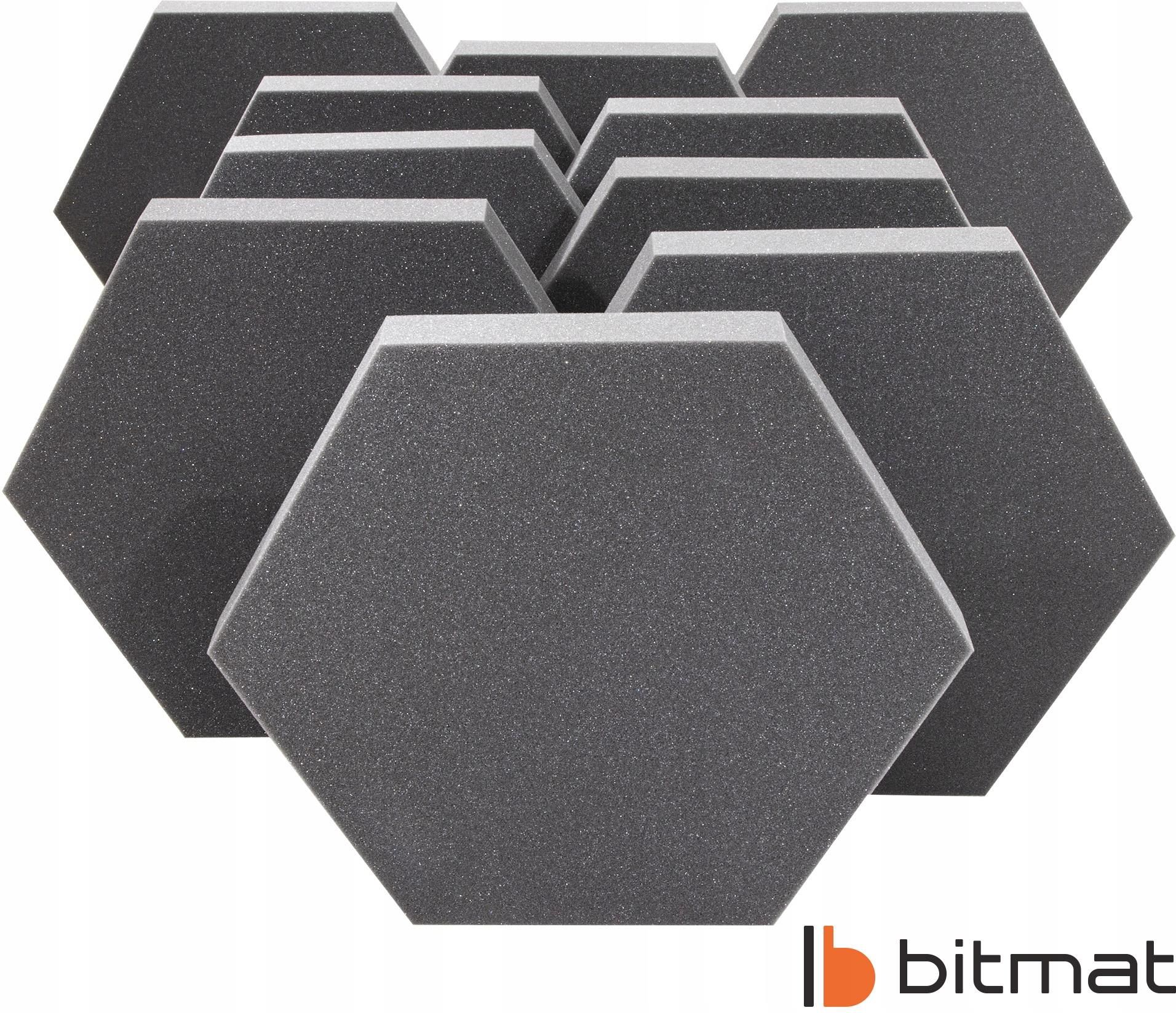 Bitmat Panel Mata Pianka Akustyczna Hexagon 50CM - Ceny i opinie - Ceneo.pl