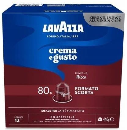 Lavazza C&g Ricco Kapsułki Alu do Nespresso 80