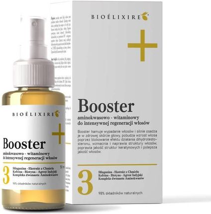 Bioelixire Booster Aminokwasowo Witaminowy Do Intensywnej Regeneracji Włosów 50Ml