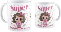 Zdjęcie Kubek Dla Dziewczyny Super Dziewczynka (K330Kok218) - Koszyce