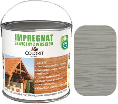 Colorit Impregnat Żywiczny Z Woskiem Szary 2,5L - Opinie i ceny na Ceneo.pl