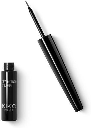 Kiko Milano Definition Eyeliner Płynny Eyeliner Z Pędzelkiem O Trwałości Do 12H Black 3Ml
