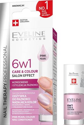 Eveline Odżywka Do Paznokci Nail Th. 6W1 Pink Pearl