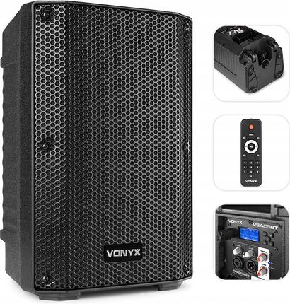 Kolumna monitor sceniczny Bi-amp 8'' 250 W BT/MP3