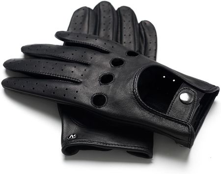 Napo Gloves - DRIVE - Męskie rękawiczki samochodowe czarne rozmiar M