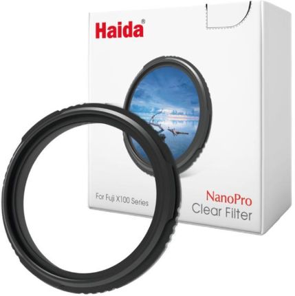Haida Filtr Ochronny Do Aparatów Serii Fujifilm X100 - Nanopro Clear (Black) Z Dekielkiem
