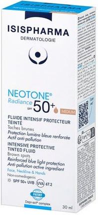 Isis Pharma Neotone Radiance Serum Likwidujące Przebarwienia Na Dzień Spf 50+ 30ml