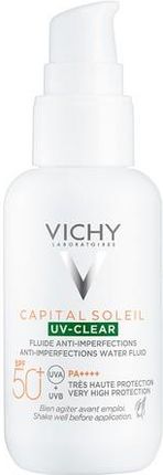 Vichy Capital Soleil Fluid Przeciw Niedoskonałościom Spf 50+ 40ml