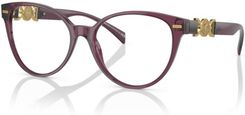 Zdjęcie Versace Ve 3334 5220 Transparent Violet (53-17-140) - Wągrowiec