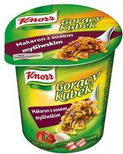 Knorr gorący kubek makaron z sosem myśliwskim 50g. - zdjęcie 1