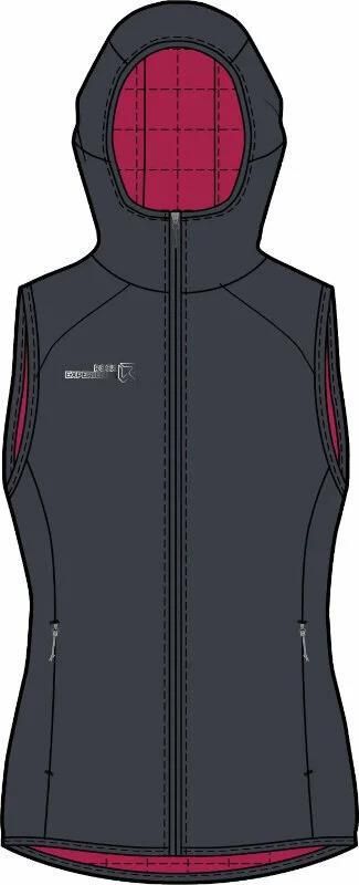 Gilet Imbottito Reversibile Rock Experience Golden Gate Hoodie - Donna, Leggero, PFC Free, Con Cappuccio E Zip