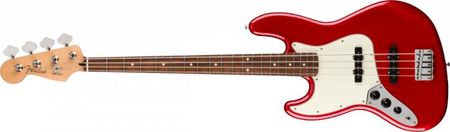 Fender Player Jazz Bass Left-Handed Pau Ferro Fingerboard Candy Apple Red