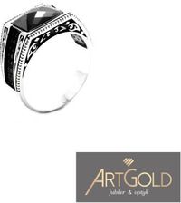 Zdjęcie Beryl SYGNET SREBRNY Z ONYKSEM - Toruń