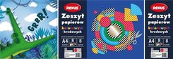 Zdjęcie Zeszyt Papierów Kolor Kredowanych A4/8K - Kostrzyn