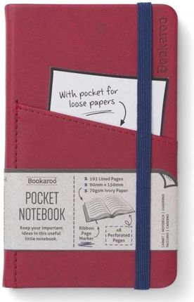 Bookaroo Notatnik Journal Pocket A6 Bordowy If