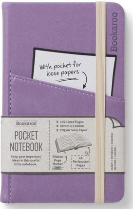 Bookaroo Notatnik Journal Pocket A6 Jasny Fiolet If