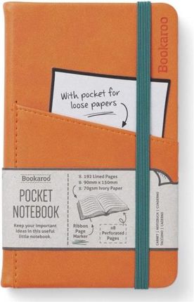 Bookaroo Notatnik Journal Pocket A6 Pomrańczowy If
