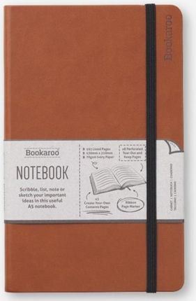 Bookaroo Notatnik Journal A5 Brązowy If