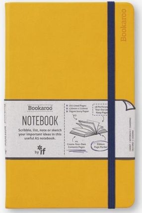 Bookaroo Notatnik Journal A5 Żółty If