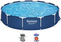 Zdjęcie Basen Bestway Steel Pro 56681 366x76cm - Konstantynów Łódzki