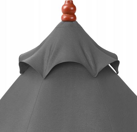 Parasol Drewniany Ø 330cm Duzy Ogrodowy - zdjęcie 3