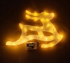 Zdjęcie Hurtnet Ozdoba Świąteczna Led Lampki Renifer Na Okno 12836305607 - Pieniężno