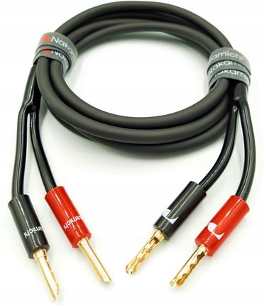 Nakamichi Kabel Głośnikowy 2X2 5Mm Banany Bfa 6M