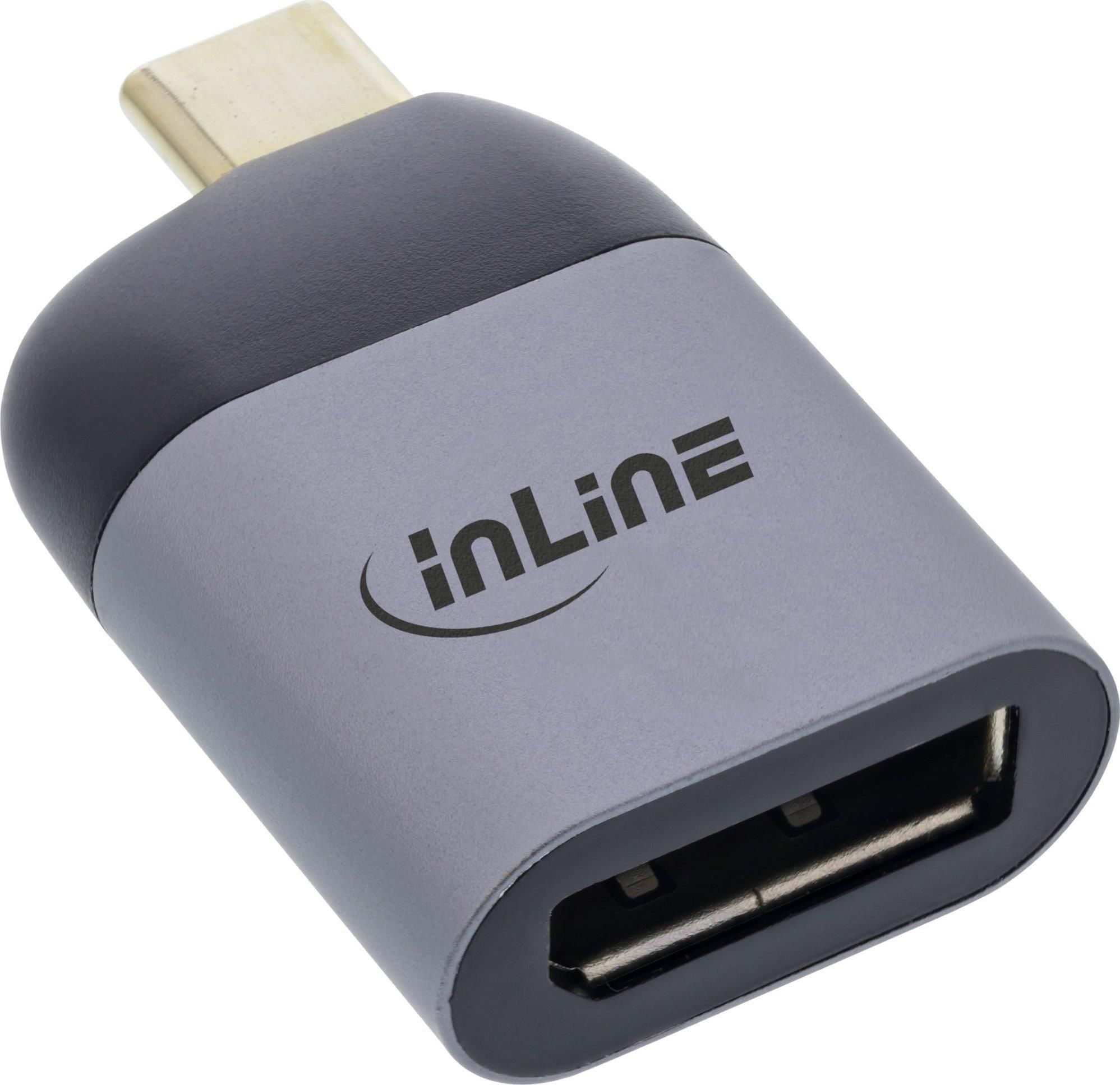 Zdjęcie Inline Adapter Av Inline Usb Display Converter Type-C Male To Displayport Female (Dp Alt Mode) 8K@60Hz - Gdynia