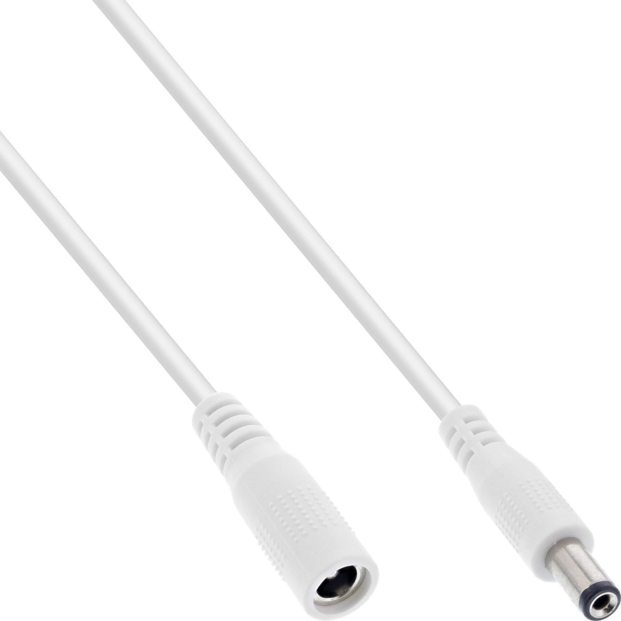 CCTV DC Power Plug Connector - 4.0x1.7mm Female Socket With 30cm Cable (1FT)