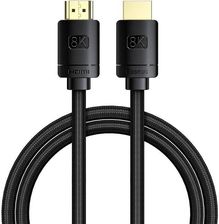 Baseus Kabel Hdmi 2.1 High Definition Series 8K 60Hz 3D Hdr 48Gbps 1M (Czarny)