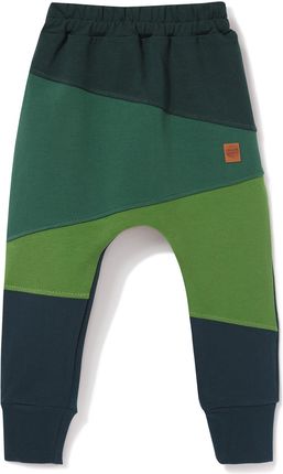 Spodnie patchbaggy zielone