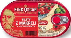 King oscar filety z makreli w sosie pomidorowym 170g - zdjęcie 1
