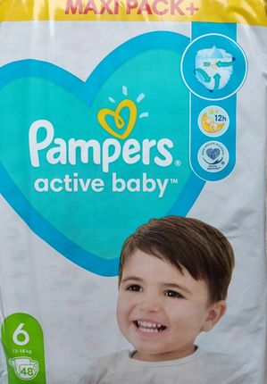 Pampers Active Baby Pieluchy 6 (13-18Kg) 48szt.