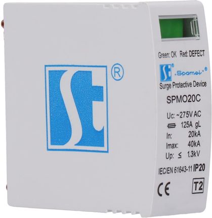 Spamel Moduł Warystorowego Ogranicznika Przepięć Typ 2 (Klasa C) SPMO20C