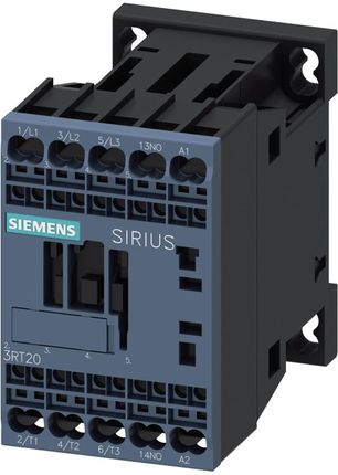 Siemens Stycznik Mocy Ac3 75kW 400V 1Z Ac 230 V 50 60 Hz Wielkość S00 Przył Sprężynowe 3RT20182AP01
