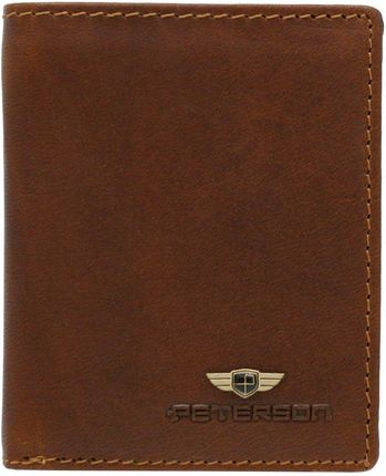 Skórzany męski portfel Peterson PTN WL-0904-COM
