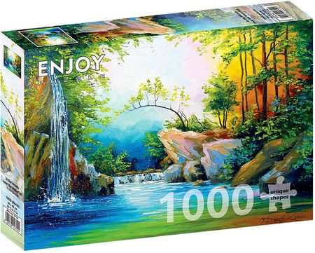 Enjoy Puzzle Leśny Wodospad 1000El.