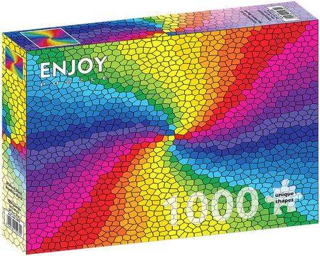 Enjoy Puzzle Kolorowy Witraż 1000El.