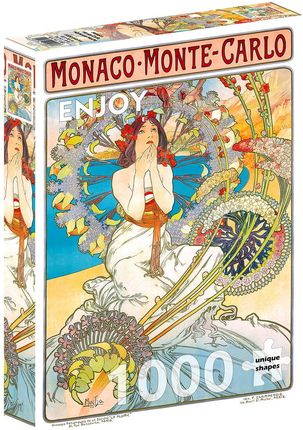 Enjoy Puzzle Monaco Monte Carlo Alfons Mucha 1000El.