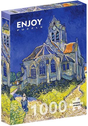 Enjoy Puzzle Kościół W Auvers Vincent Van Gogh 1000El.