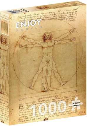 Enjoy Puzzle Człowiek Witruwiański Leonardo Da Vinci 1000El.