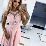 Zdjęcie Pretty Women Sukienka Krótka Bugatti Pudrowy Róż - Libiąż