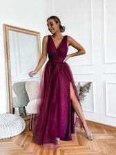 Zdjęcie 76Th Avenue Sukienka Maxi Viktoria Bordowy - Miechów