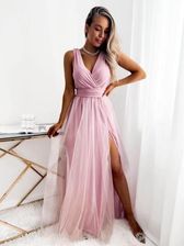 Zdjęcie 76Th Avenue Suknia Długa Viktoria Jasny Pudrowy Róż - Libiąż