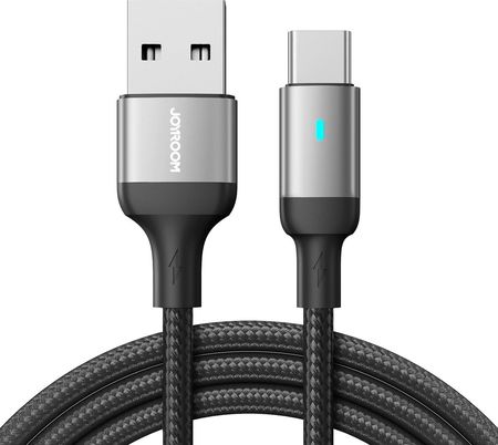Joyroom Kabel USB kabel USB - USB C 3A do szybkiego ładowania i transferu danych A10 Series 2 m czarny (S-UC027A10)