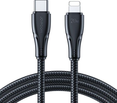 Joyroom Kabel USB kabel USB C - Lightning 20W Surpass Series do szybkiego ładowania i transferu danych 3 m czarny (S-CL020A11)