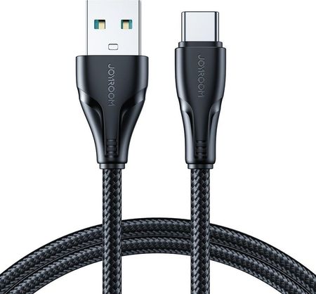 Joyroom Kabel USB kabel USB - USB C 3A Surpass Series do szybkiego ładowania i transferu danych 2 m czarny (S-UC027A11)